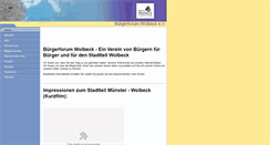 Desktop Screenshot of buergerforum-wolbeck.de