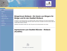 Tablet Screenshot of buergerforum-wolbeck.de